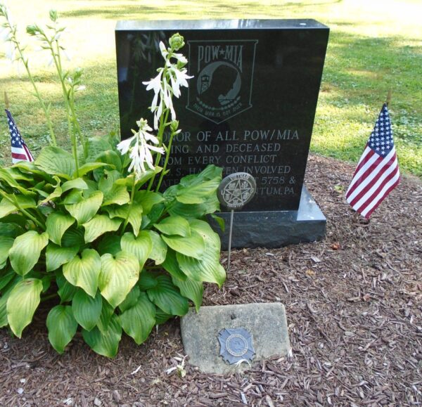 V.F.W. POST 5758 POW MIA WAR MEMORIAL FRONT