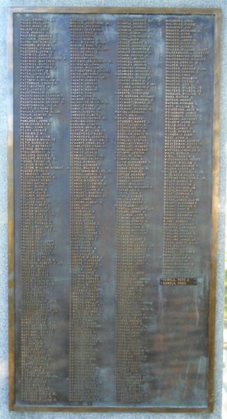 WORLD WAR II FIELD OF HONOR MEMORIAL PLAQUE D