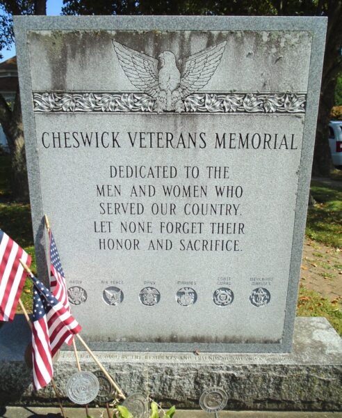 CHESWICK VETERANS MEMORIAL