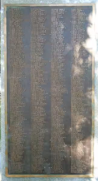 WORLD WAR II FIELD OF HONOR MEMORIAL PLAQUE B