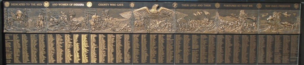 INDIANA COUNTY WAR MEMORIAL CLOSE-UP
