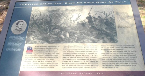 “A DETERMINATION THAT KNEW NO SUCH WORD AS FAIL” WAR MEMORIAL PANEL