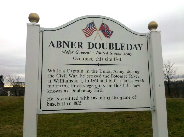 ABNER DOUBLEDAY MAJOR GENERAL WAR MEMORIAL MARKER