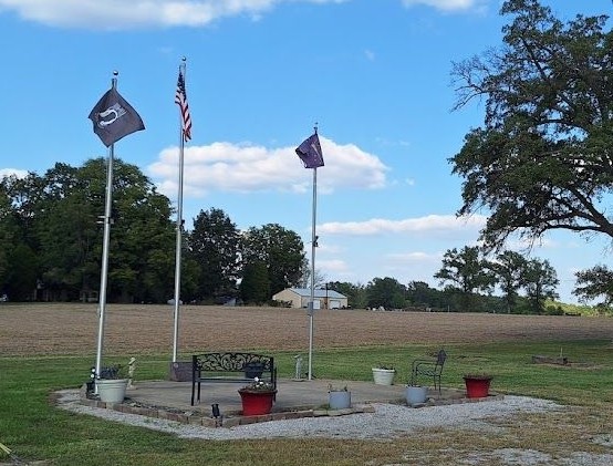 AMERICAN LEGION ALL WHO SERVED MEMORIAL FLAGPOLE
