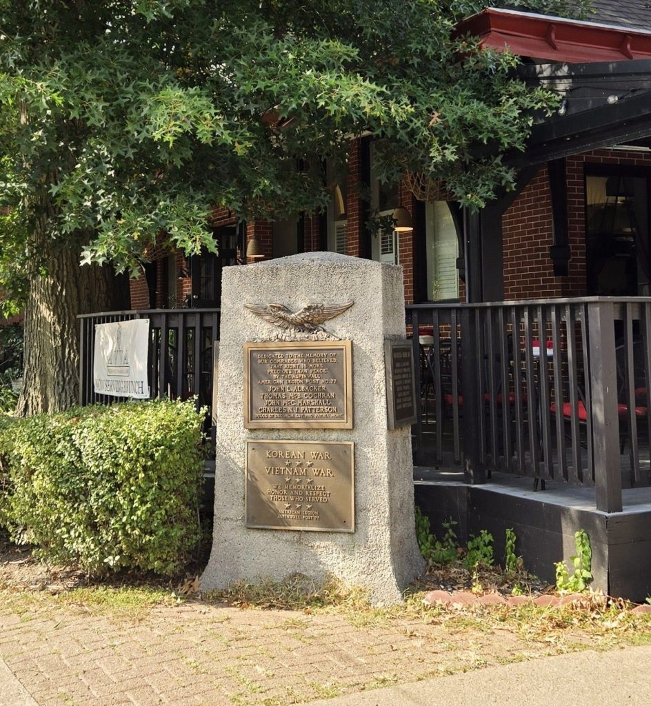 AMERICAN LEGION ASPINWALL POST 77 WAR MEMORIAL