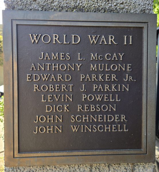 AMERICAN LEGION ASPINWALL POST 77 WAR MEMORIAL PLAQUE D