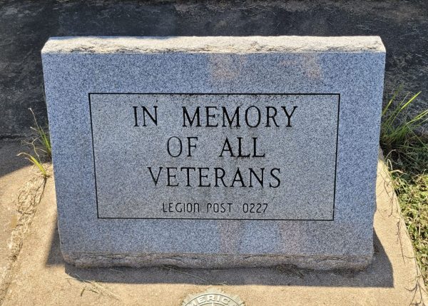 AMERICAN LEGION POST 0227 ALL VETERANS MEMORIAL SELF-PROPELLED ARTILLERY STONE