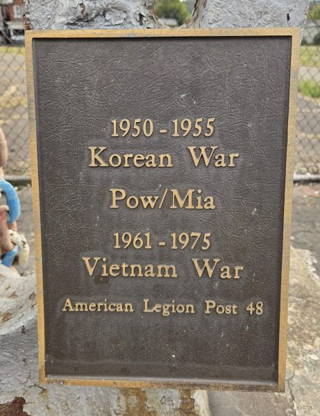 AMERICAN LEGION POST 48 WAR MEMORIAL PLAQUE B