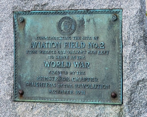 AVIATION FIELD NO. 2 WAR MEMORIAL PLAQUE
