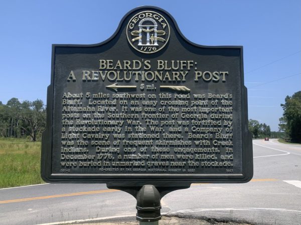 BEARDS BLUFF: A REVOLUTIONARY POST MEMORIAL MARKER