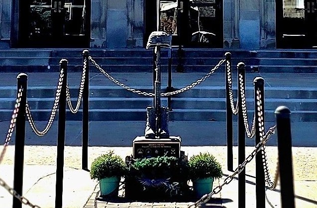 BROWN COUNTY FALLEN VETERANS MEMORIAL BATTLEFIELD CROSS