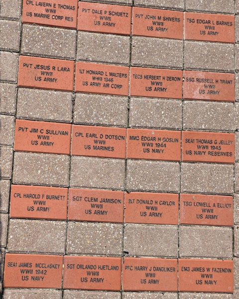 BROWN COUNTY FALLEN VETERANS MEMORIAL BRICKS SECTION B