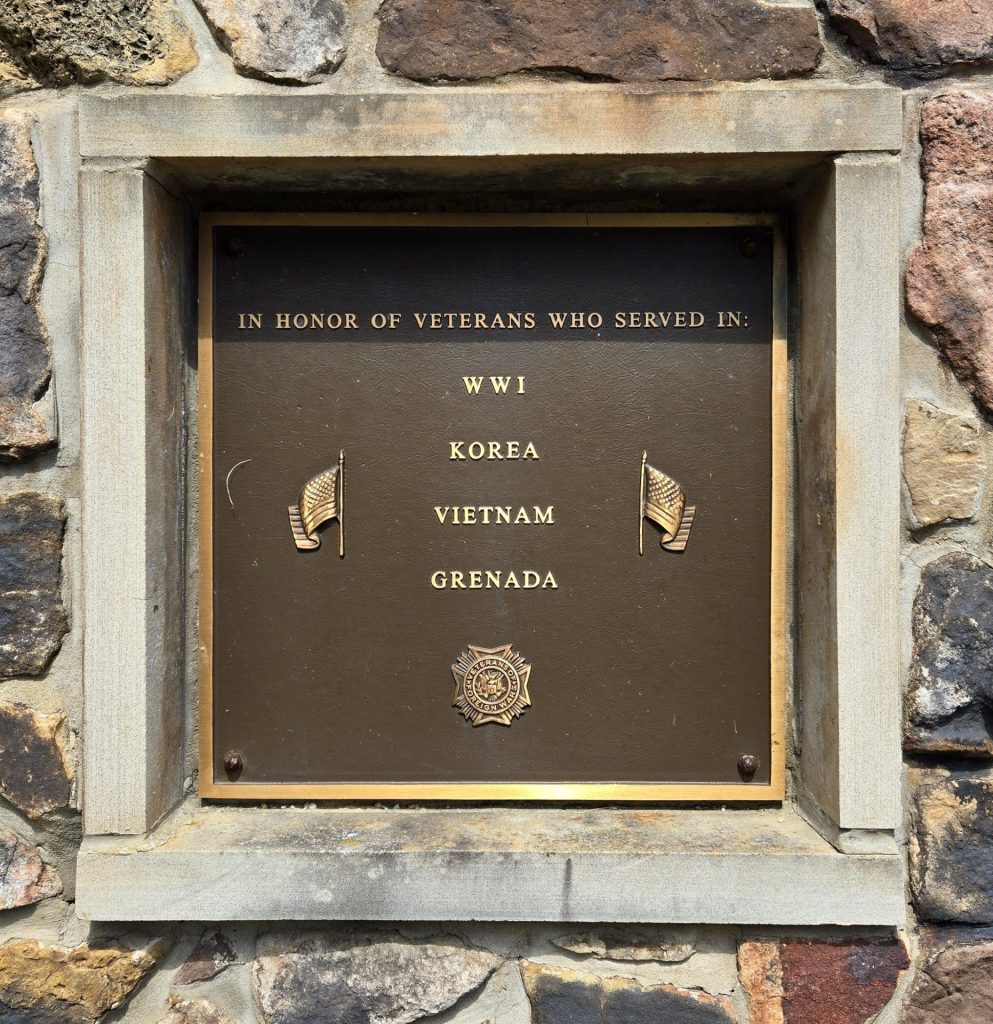 BUFFALO TWP. HONOR ROLL VETERANS MEMORIAL PLAQUE C