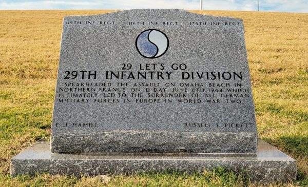 CHATTANOOGA NATIONAL CEMETERY 29TH INFANTRY DIVISION WAR MEMORIAL
