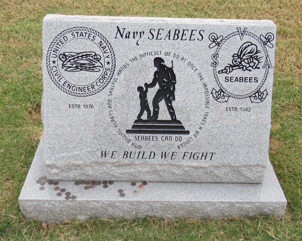 CHATTANOOGA NATIONAL CEMETERY NAVY SEABEES MEMORIAL