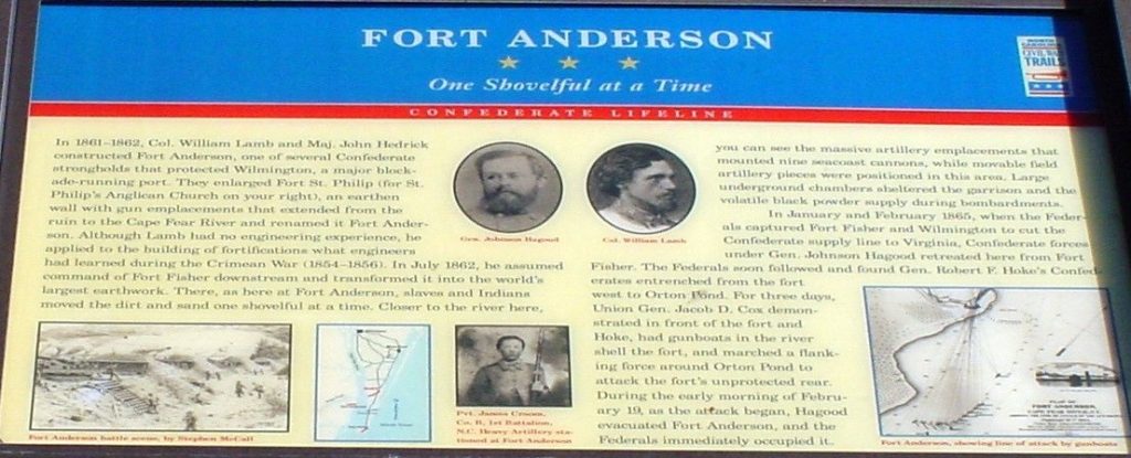 FORT ANDERSON WAR MEMORIAL PANEL