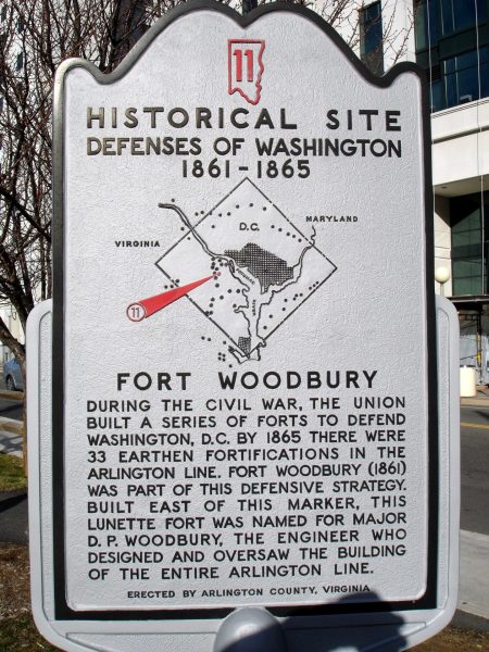 FORT WOODBURY CIVIL WAR MEMORIAL MARKER