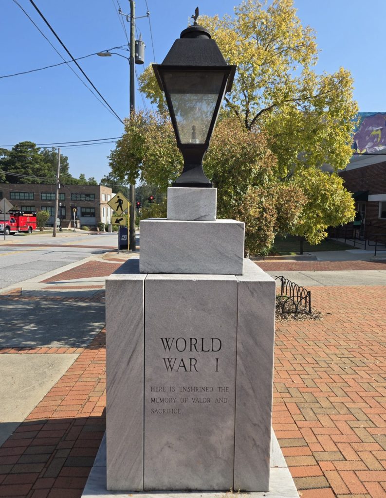 HAPEVILLE WAR VETERANS MEMORIAL ETERNAL LIGHT SIDE A