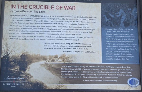 IN THE CRUCIBLE OF WAR MEMORIAL PANEL