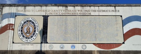 LAWRENCE COUNTY VETERANS ULTIMATE PRICE WAR MEMORIAL MURAL