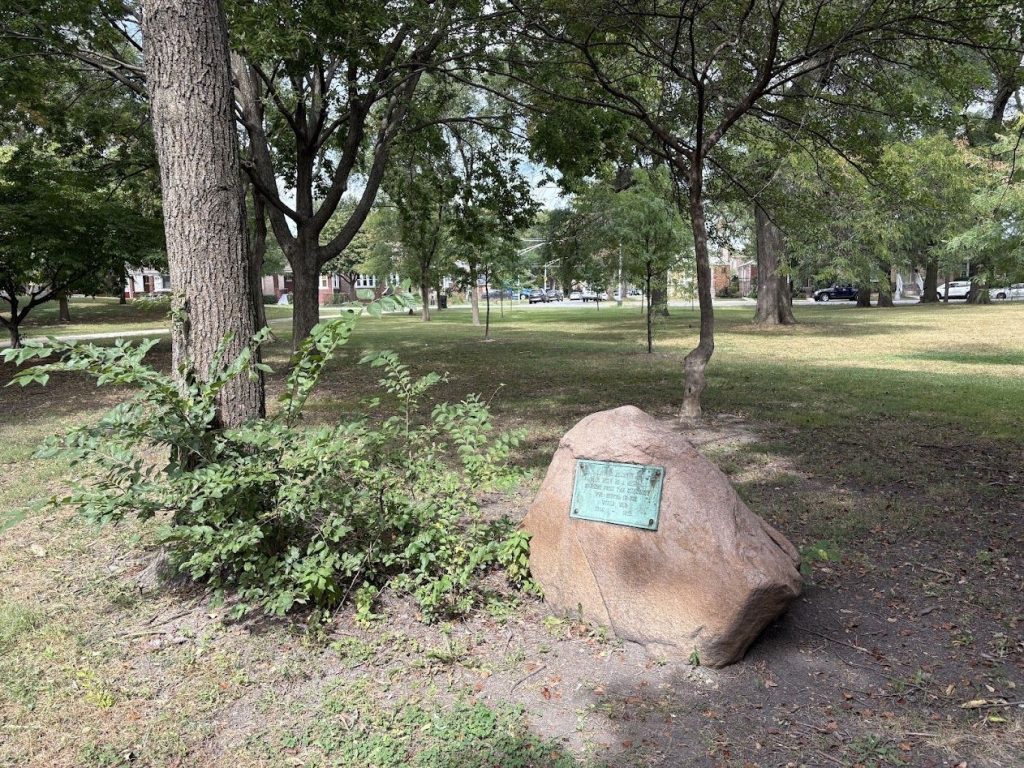 MARQUETTE PARK WORLD WAR MEMORIAL ELM TREE