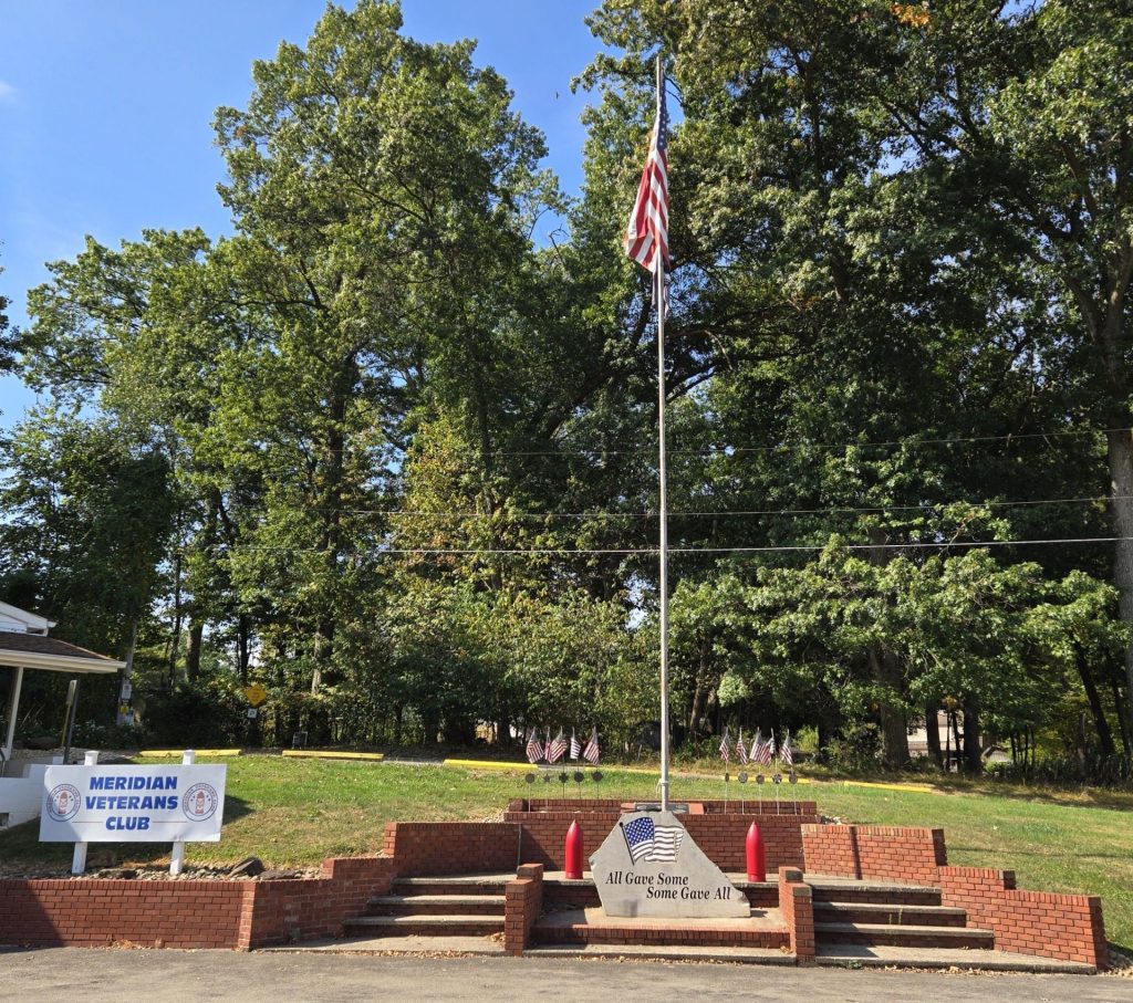 MERIDIAN VETERANS CLUB WAR MEMORIAL