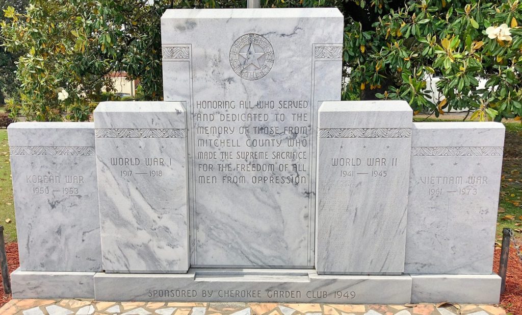 MITCHELL COUNTY SUPREME SACRIFICE WAR MEMORIAL