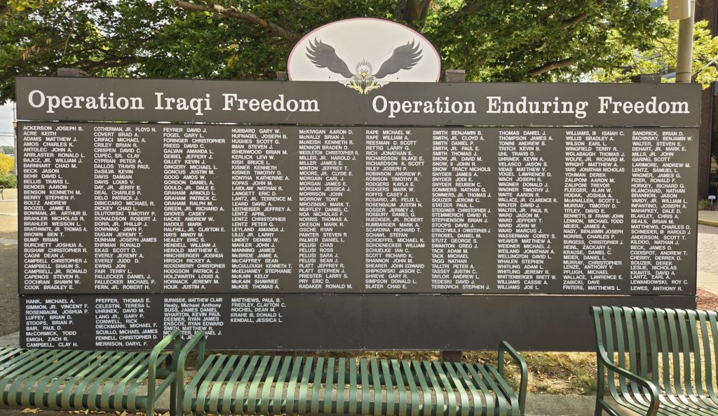 OPERATION IRAQI FREEDOM AND OPERATION ENDURING FREEDOM MEMORIAL