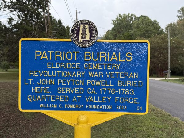 PATRIOT BURIALS ELDRIDGE CEMETERY REVOLUTIONARY WAR MEMORIAL MARKER