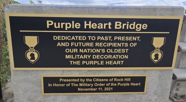 PURPLE HEART BRIDGE WAR MEMORIAL PLAQUES