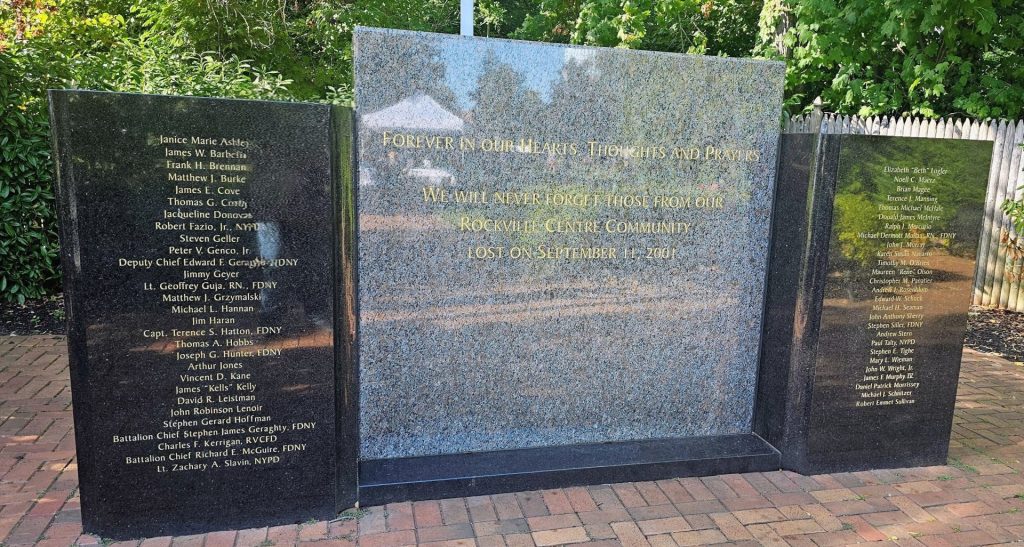 ROCKVILLE CENTRE COMMUNITY SEPTEMBER 11, 2001 MEMORIAL