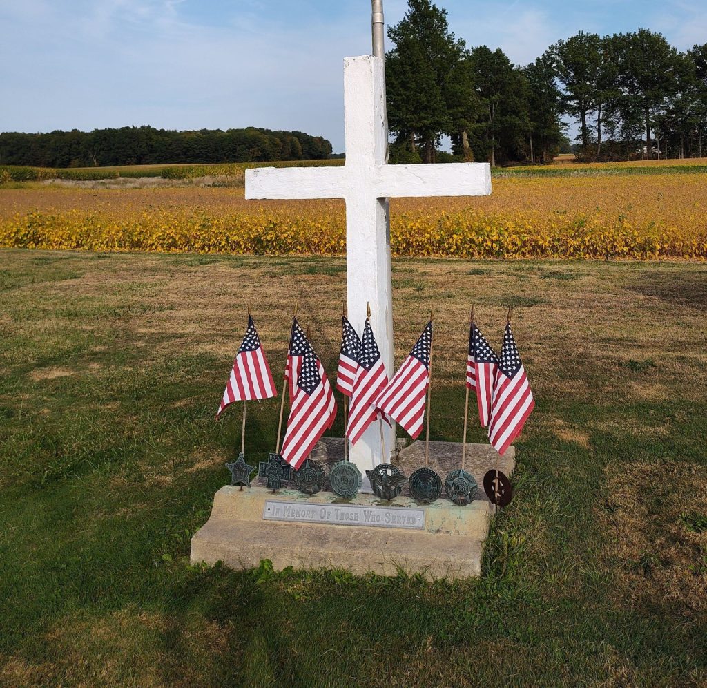 SAINT BERNARD’S CATHOLIC CEMETERY VETERANS MEMORIAL CROSS