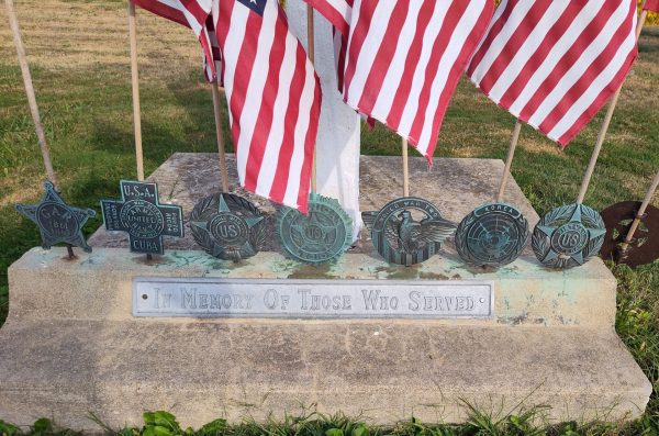 SAINT BERNARD’S CATHOLIC CEMETERY VETERANS MEMORIAL CROSS PLAQUE