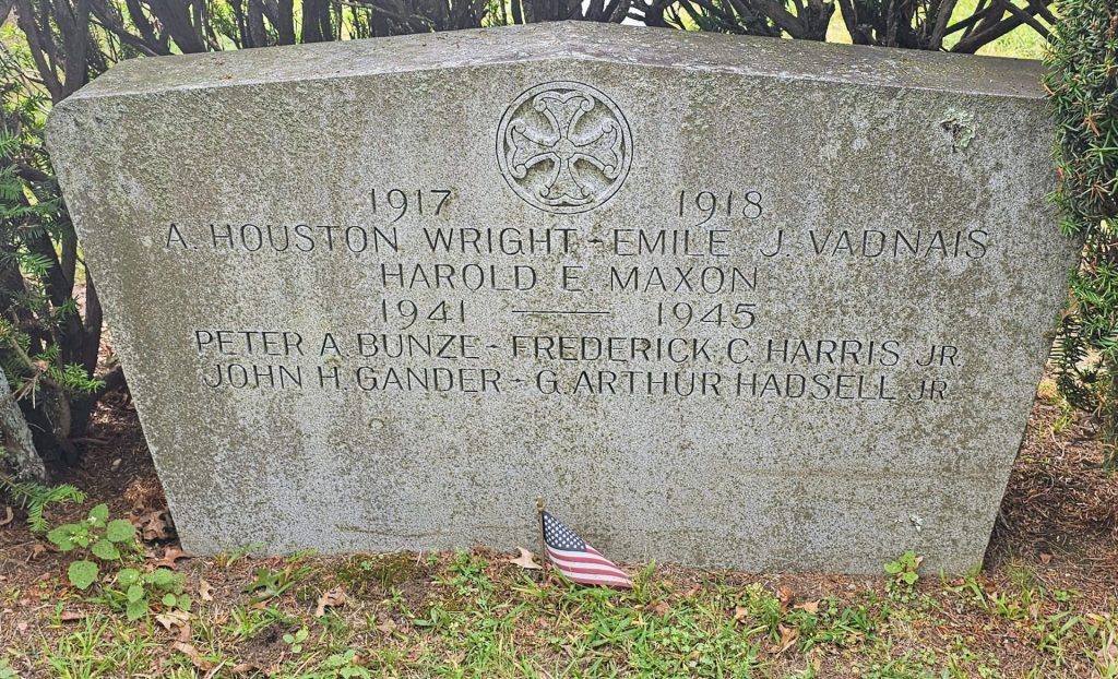 ST. PAUL’S SCHOOL WAR VETERANS MEMORIAL STONE D