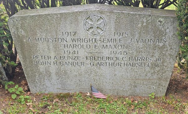 ST. PAUL’S SCHOOL WAR VETERANS MEMORIAL STONE D