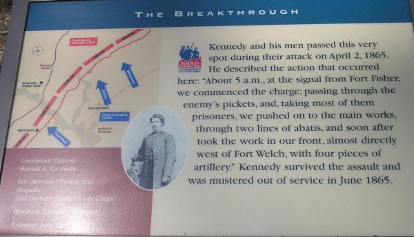 THE BREAKTHROUGH LTC. KENNEDY WAR MEMORIAL PANEL