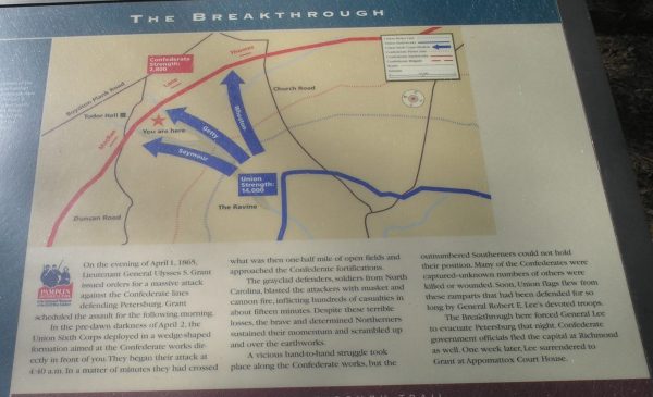 THE BREAKTHROUGH LIEUTENANT GENERAL ULYSSES S. GRANT WAR MEMORIAL PANEL