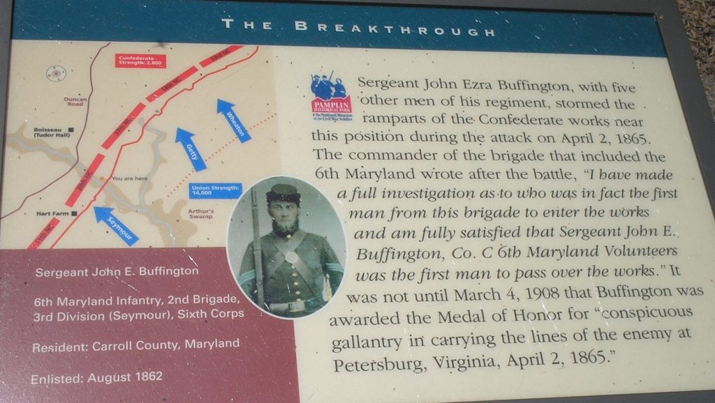 THE BREAKTHROUGH SERGEANT JOHN ERAZA BUFFINGTON WAR MEMORIAL PANEL
