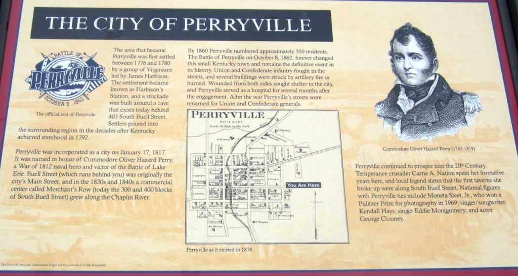 THE CITY OF PERRYVILLE WAR MEMORIAL PANEL