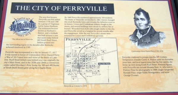 THE CITY OF PERRYVILLE WAR MEMORIAL PANEL