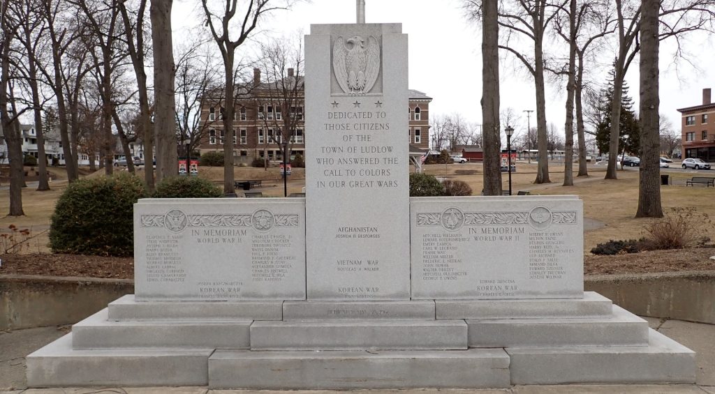 TOWN OF LUDLOW CALL TO COLORS WAR MEMORIAL