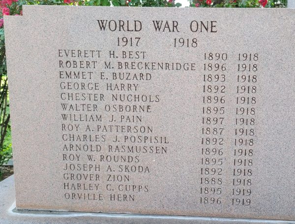 WAR DADS AND WAR MOTHERS MEMORIAL STONE A
