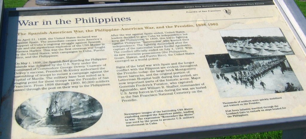 WAR IN THE PHILIPPINES MEMORIAL PANEL