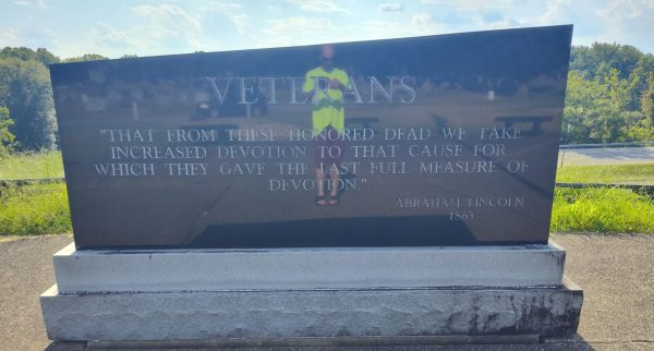 WOODLAND CEMETERY VETERANS MEMORIAL FRONT