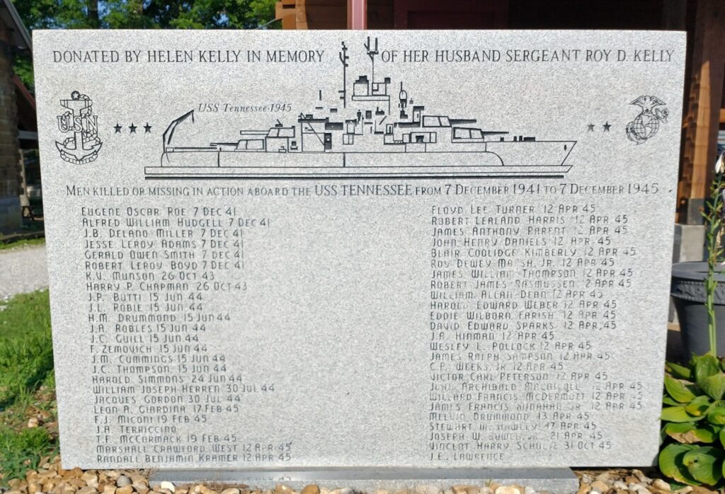 USS TENNESSEE WORLD WAR II MEMORIAL