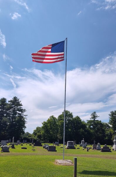 EVERGREEN UNION CEMETERY VETERANS MEMORIAL FLAGPOLE