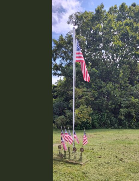OMEGA CEMETERY VETERANS MEMORIAL FLAGPOLE