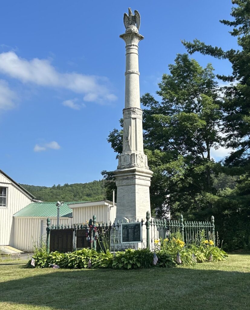 CAVENDISH IN MEMORY OF HER SOLDIERS MEMORY