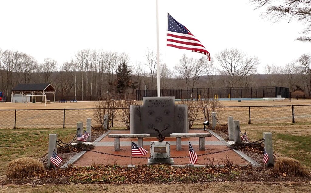 IN HONOR OF LYME’S VETERANS WAR MEMORIAL