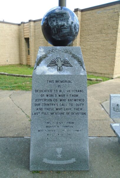 JEFFERSON COUNTY WORLD WAR II VETERANS MEMORIAL